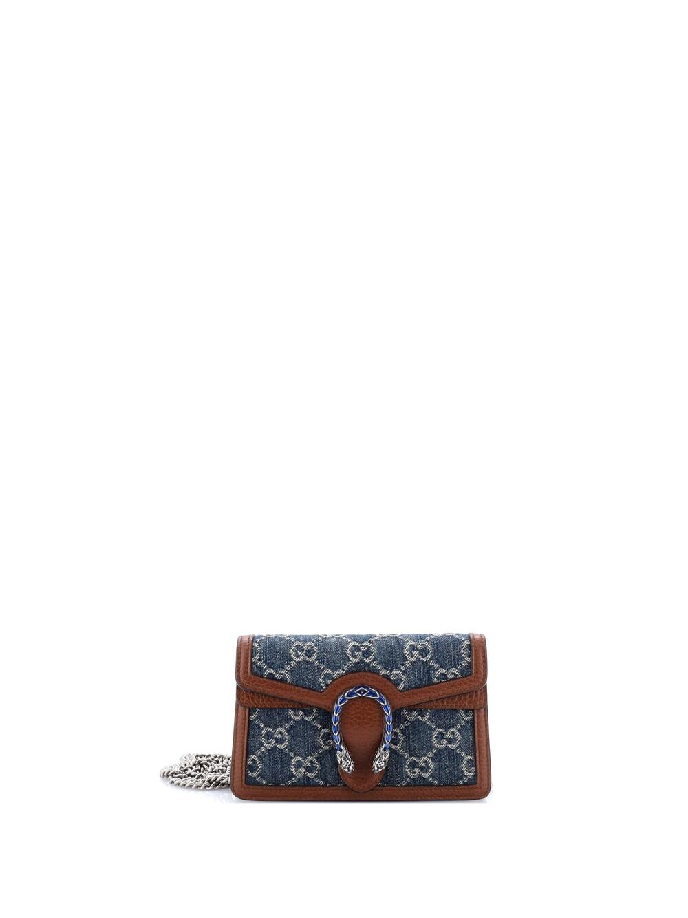 Gucci Dionysus Bag Gg Denim Super Mini #348464G10B
